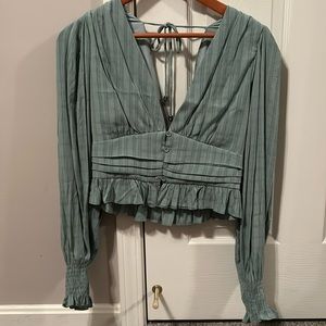 Dry Goods Cropped Long sleeve Top